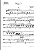 Sonate Mi Bémol Mineur - DUKAS - Partition - Piano